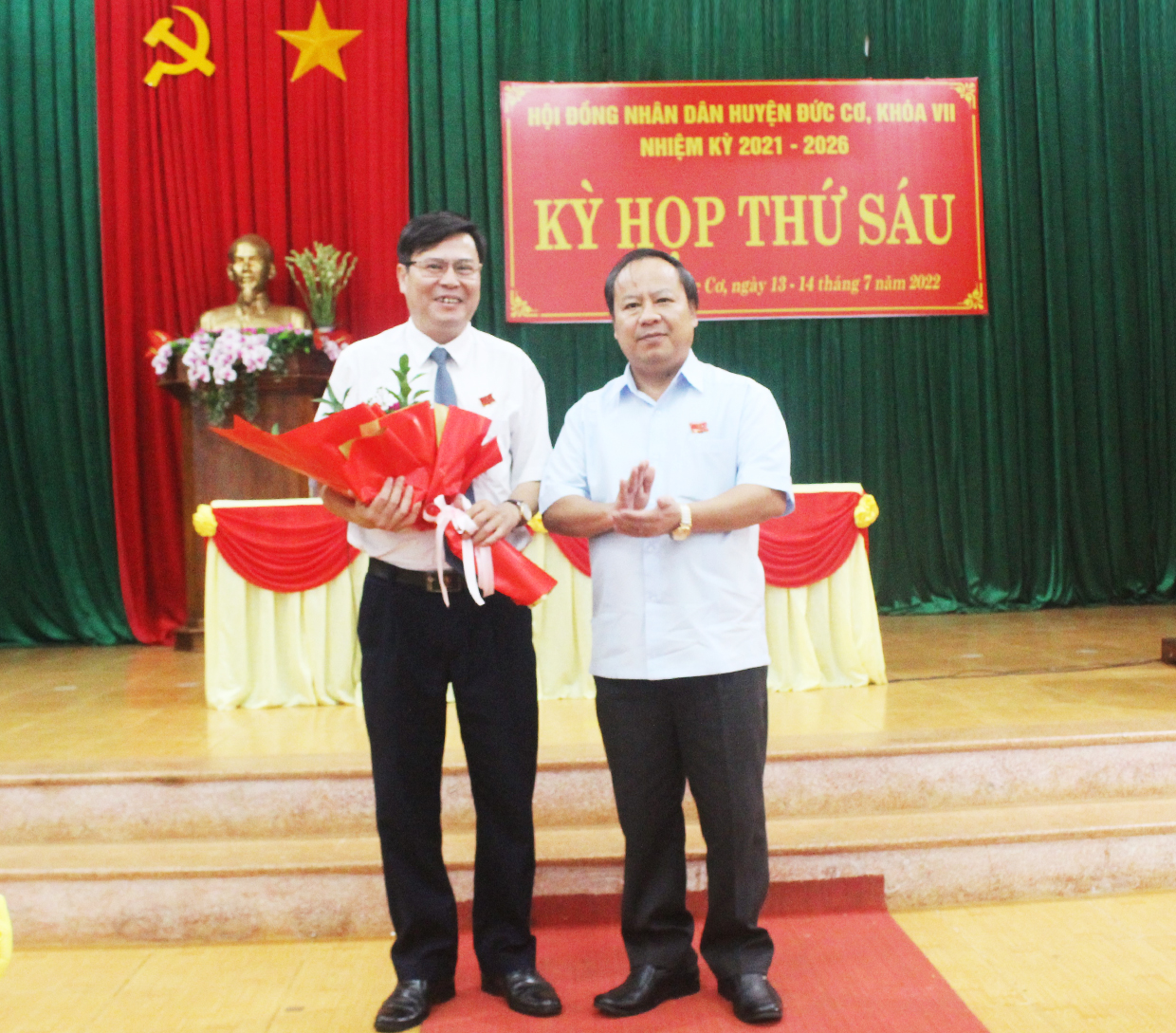 Article Ông Phạm Văn Cường đắc cử chức Chủ tịch HĐND huyện Đức Cơ khóa VII