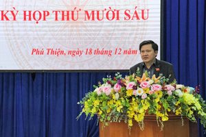 Huyện Phú Thiện tổ chức kỳ họp thứ Mười sáu, HĐND huyện khóa IV, nh...