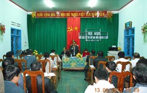 Huyện Đak Pơ: Đại biểu HĐND 03 cấp tiếp xúc cử tri  tại xã Phú An s...