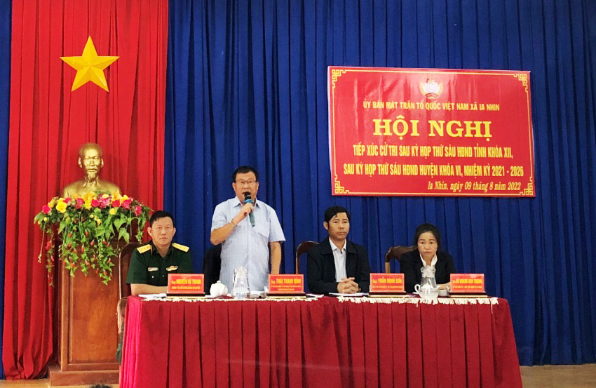 Article Huyện Chư Păh tiếp xúc cử tri 02 cấp tỉnh, huyện sau kỳ họp giữa năm 2022