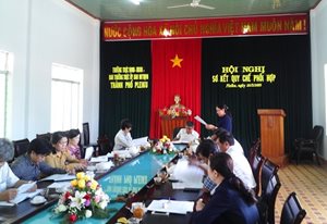 HĐND, UBND, Ủy ban MTTQ Việt Nam thành phố Pleiku tổ chức Hội nghị ...