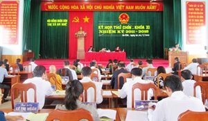 Hội đồng nhân dân thị xã An Khê  tổ chức kỳ họp thứ 9, khóa XI (nhi...